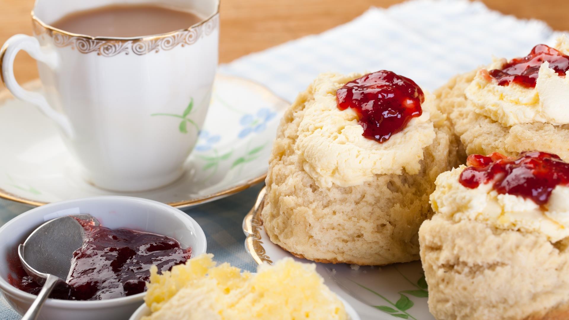 Cream Tea at Buckfast Abbey